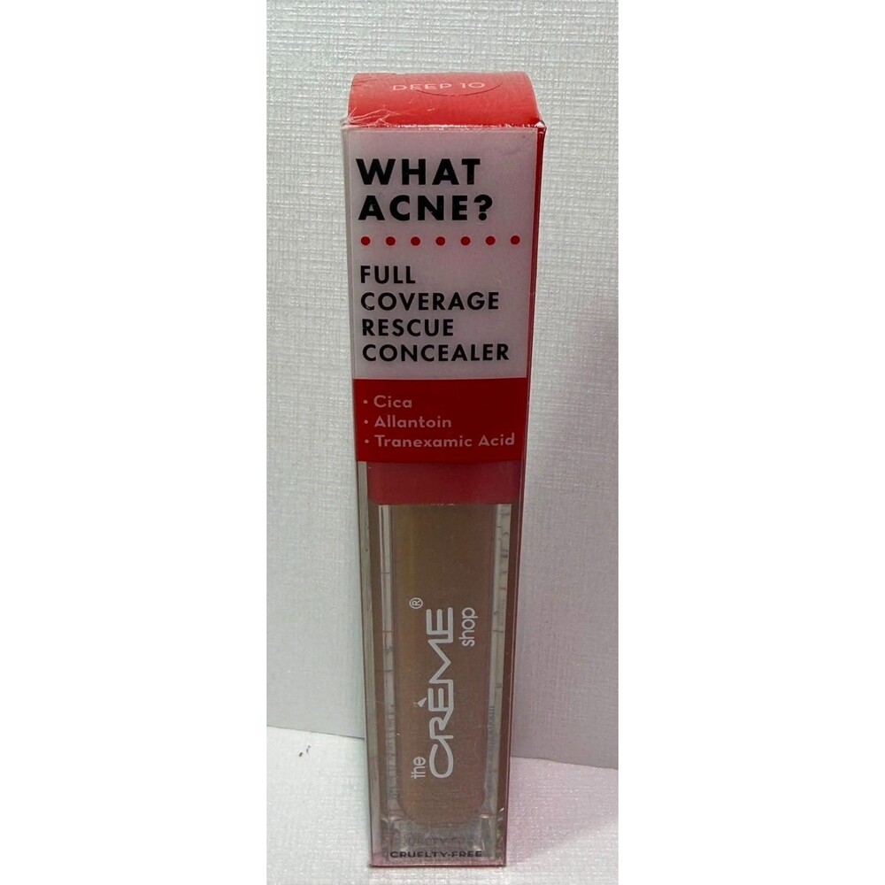 The Crème Shop – “What Acne?” Full Coverage Rescue Concealer (Deep 10)